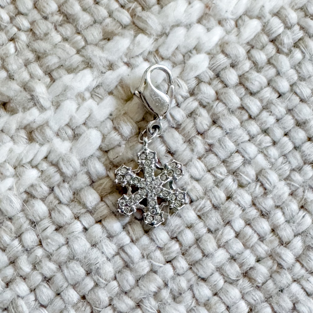 Swarovski Snowflake Charm